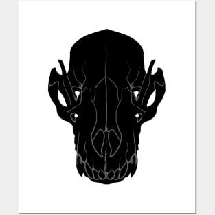 Wolf Skull Posters and Art